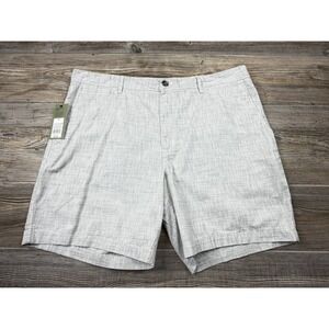 Goodfellow & Co Men's Every Wear 40/7  Flat Front Chino Shorts Gray NWT Preppy